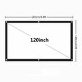 Portable Foldable Projector Screen 16:9 HD Outdoor Home Cinema Theater 3D Movie